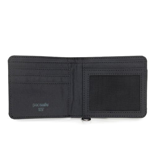 Pacsafe Rfidsafe Bifold Wallet In Black