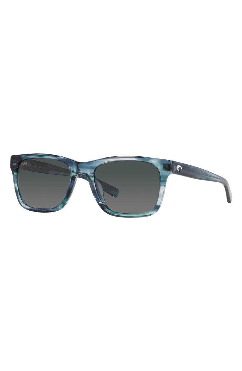 Costa Del Mar Tybee 55mm Gradient Polarized Rectangle Sunglasses, Alternate, color, 