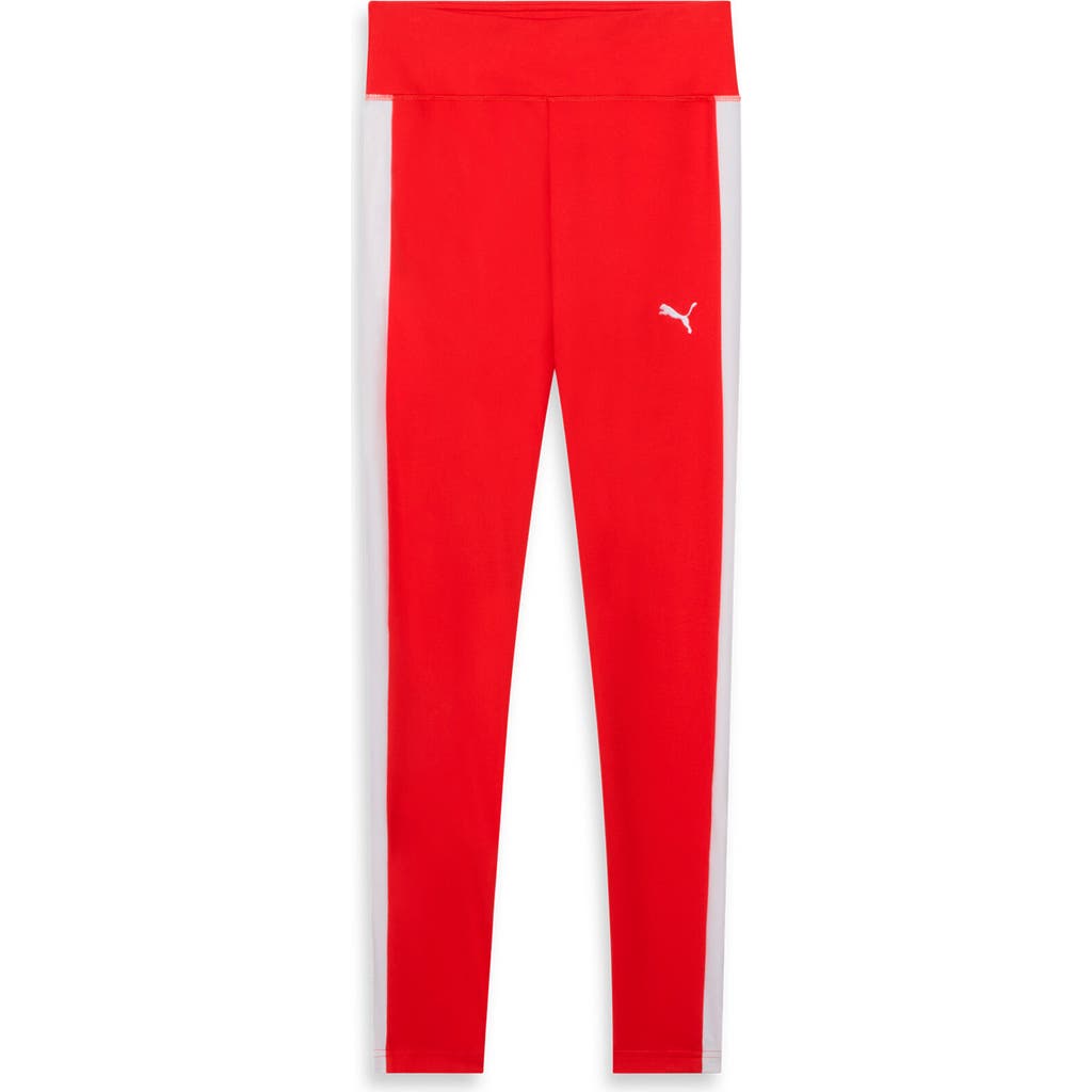 Puma T7 Leggings In Red