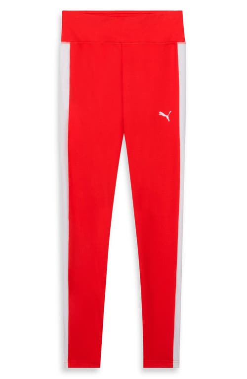 Puma T7 Leggings In Red