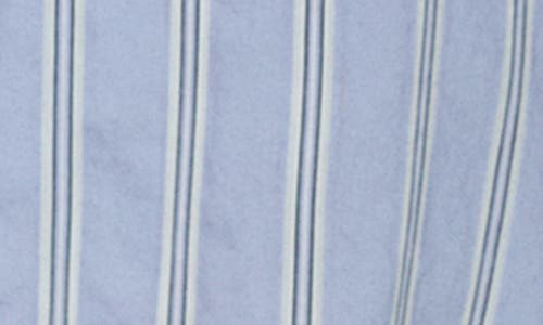 Mango Drape Sleeveless Shirtdress In Blue