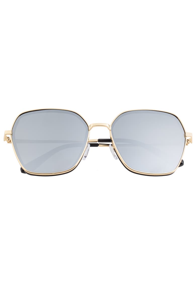 BERTHA Emilia Polarized Sunglasses, Alternate, color, Gold/Silver