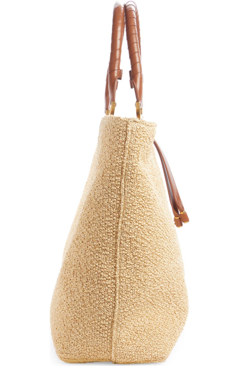 Chloé Large Marcie Raffia Tote, Alternate, color,