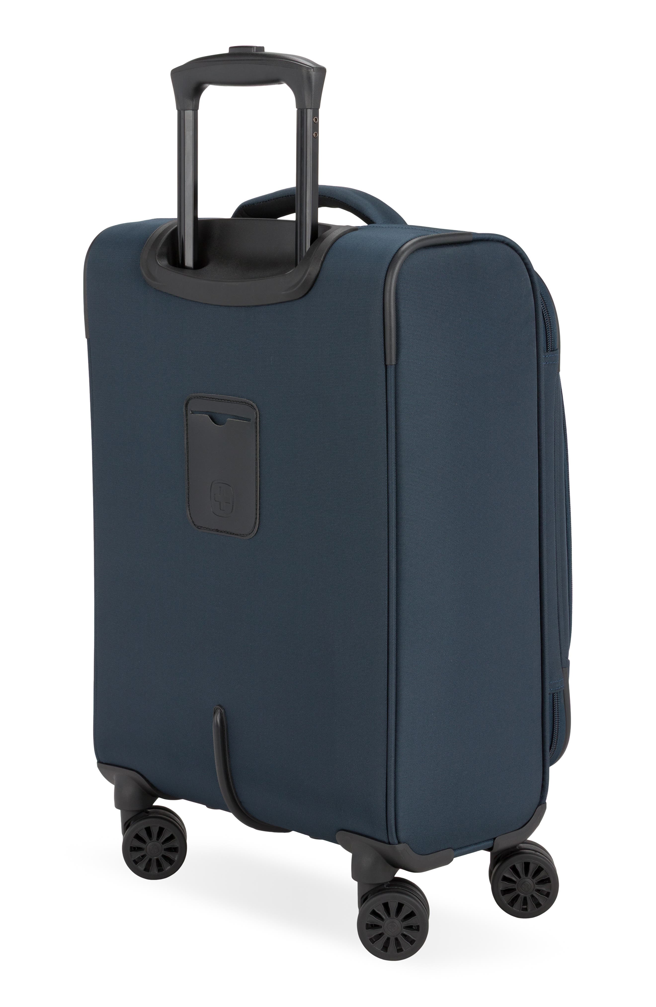 SWISSGEAR 20-Inch Softside Spinner Carry-On Luggage, Alternate, color, Navy