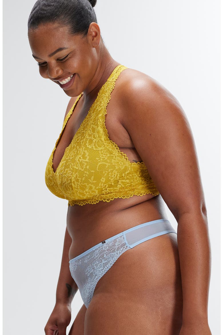 Top Drawer Lace Thong, Alternate, color, MOON DAISY BLUE