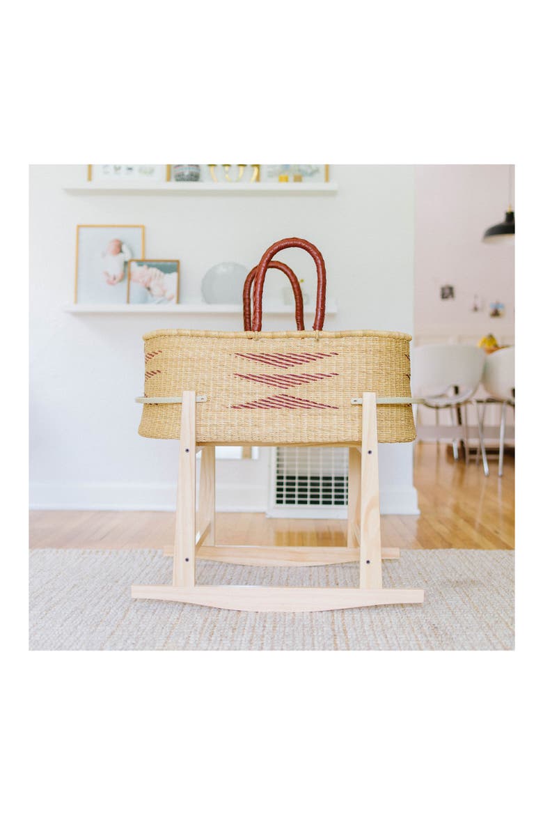 Natural Rocking Stand, Alternate, color, NATURAL PINE