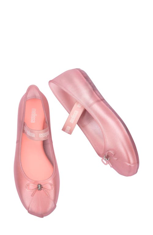 Melissa Sophie Ad Water Resistant Mary Jane In Pearly Pink