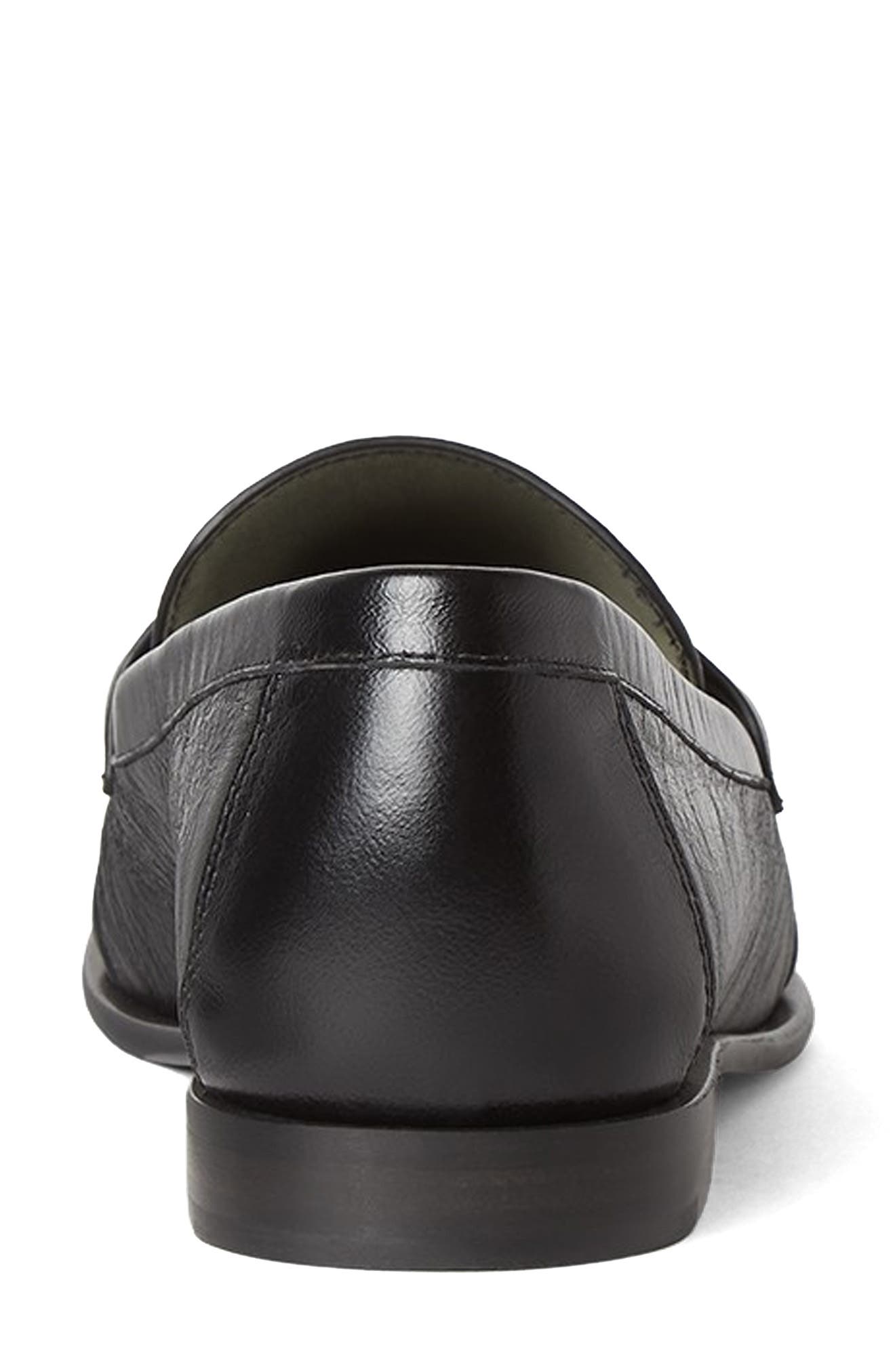 Fendi Baguette Loafer, Alternate, color, Nero