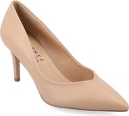 Journee Collection Gabriella SuperNatural Shades Slip On Pointed Toe Pump