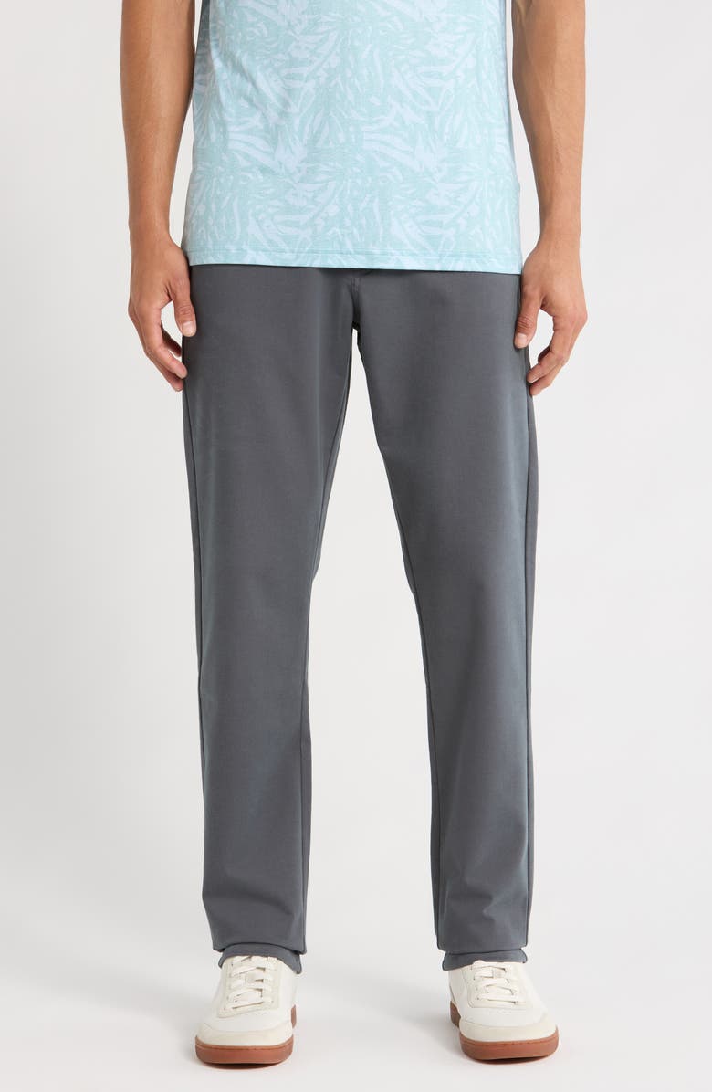 TravisMathew Cloud Denim Pants, Main, color, Grey Pinstripe