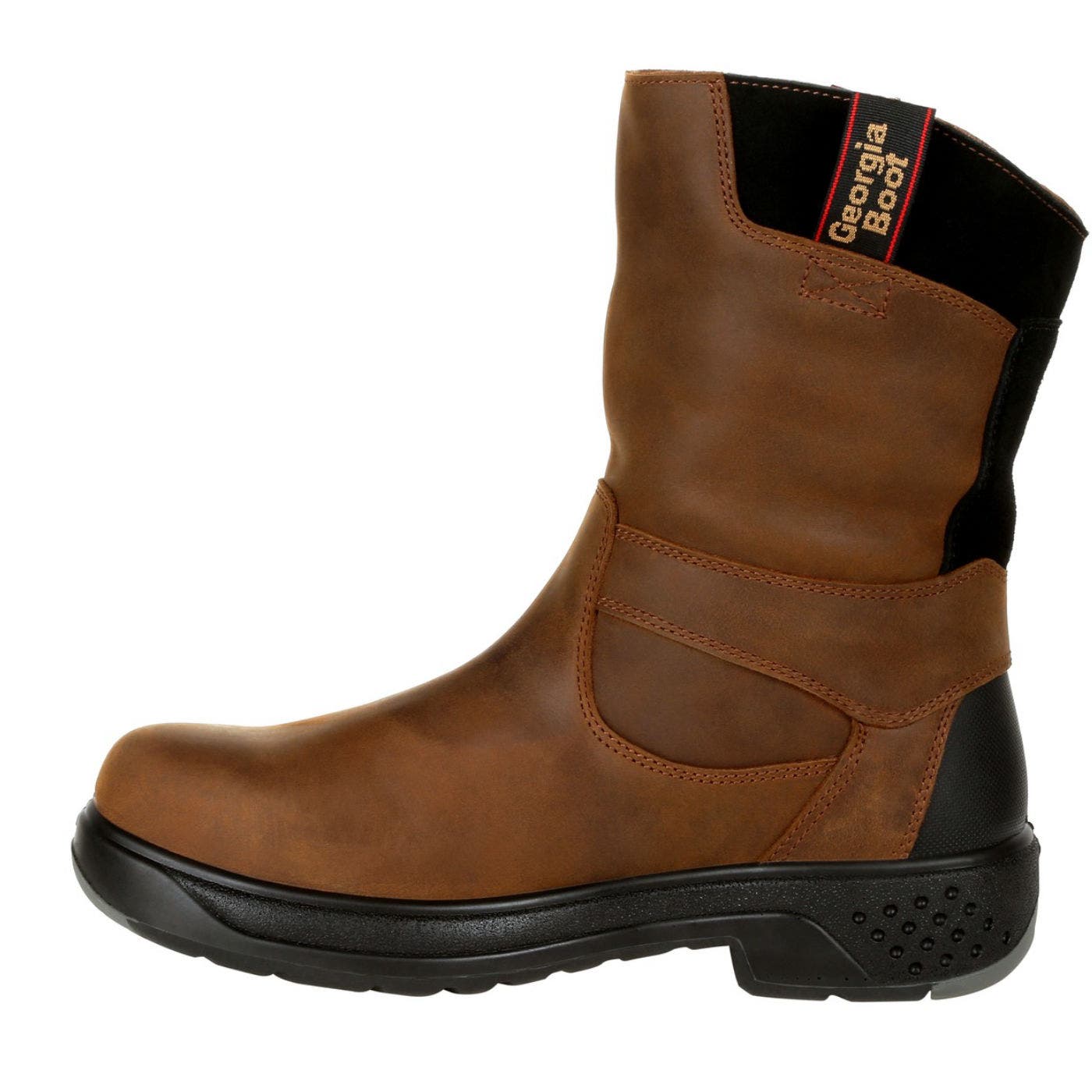 Composite Toe Work Boots, Alternate, color, BROWN
