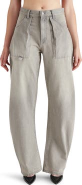 Steve Madden Hansen Pleated Barrel Leg Jeans