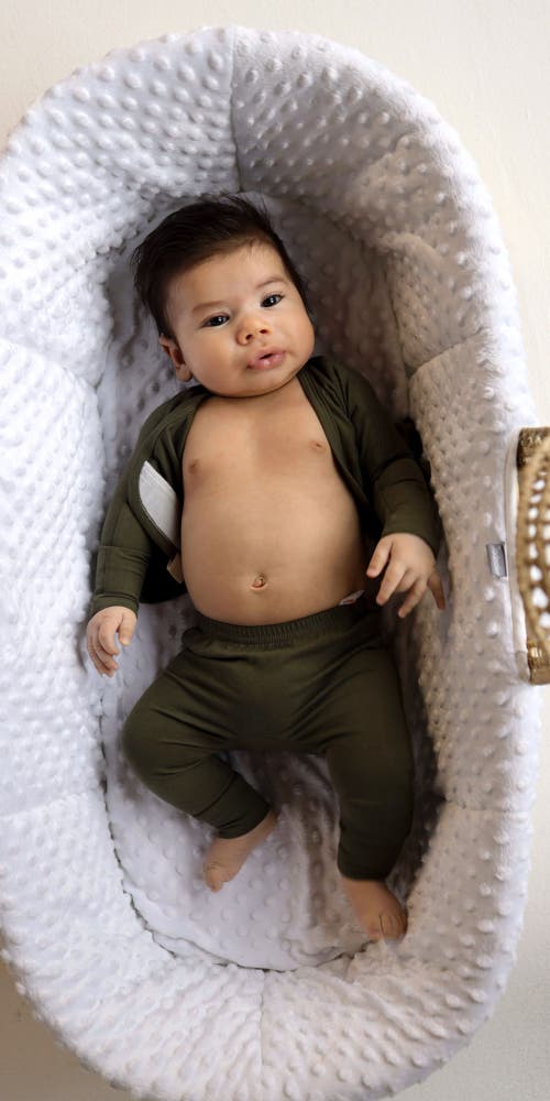 Shop Bonsie Baby Skin To Skin Girl Or Boy, Two Piece In Oliveyou
