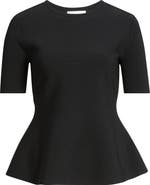 Nordstrom Short Sleeve Peplum Sweater