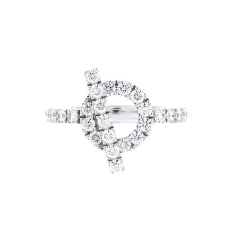 Finesse Ring 18K White Gold and Diamonds