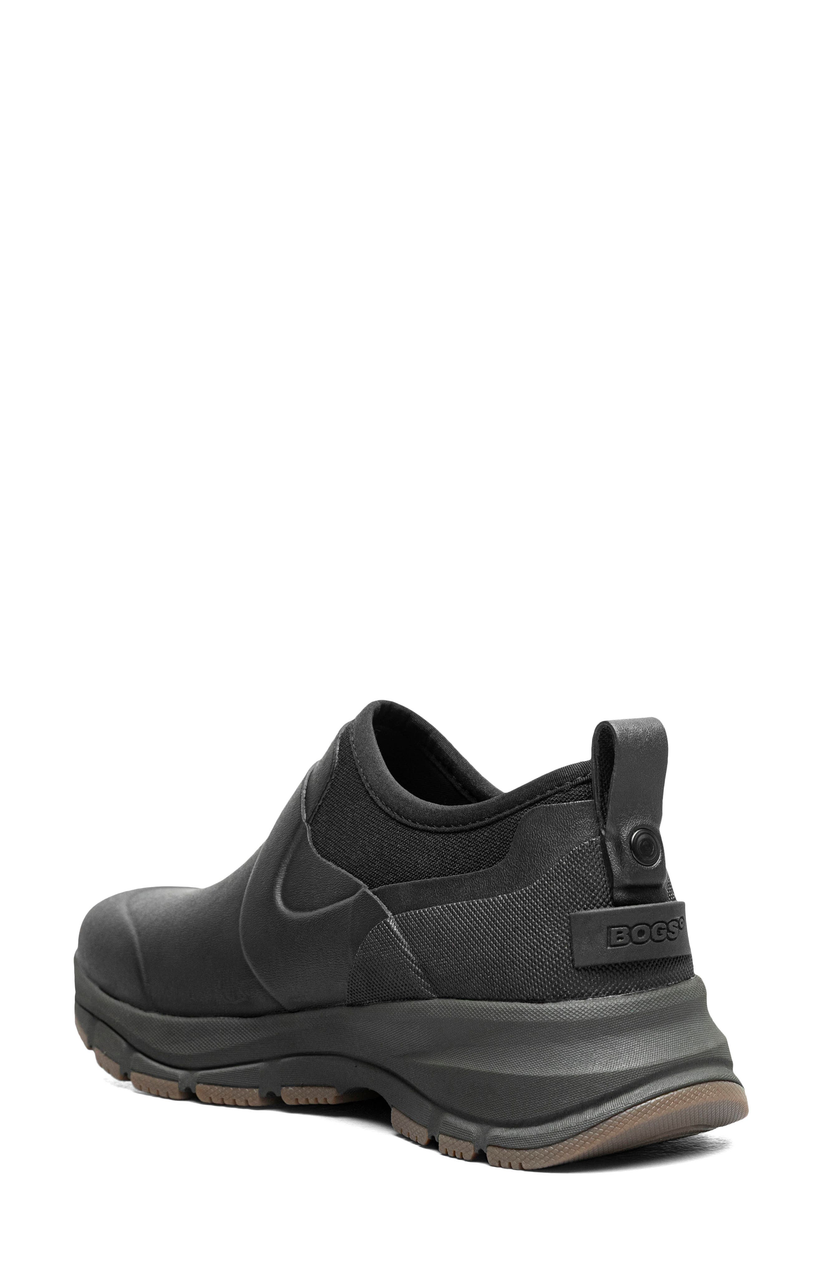 Bogs Spruce Slip-On Rain Shoe, Alternate, color, Black