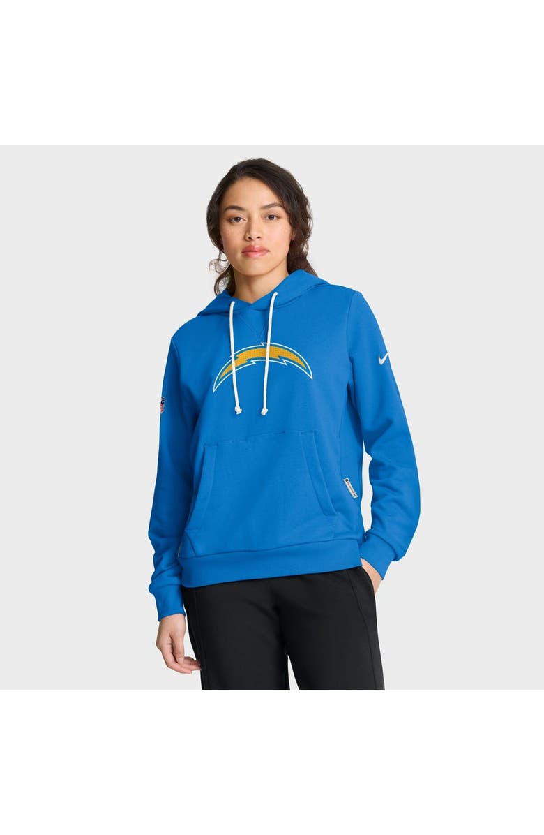 Nike Women's Nike Powder Blue Los Angeles Chargers Sideline Standard Issue Initial Home Dri-FIT Hoodie, Main, color, Powder Blue