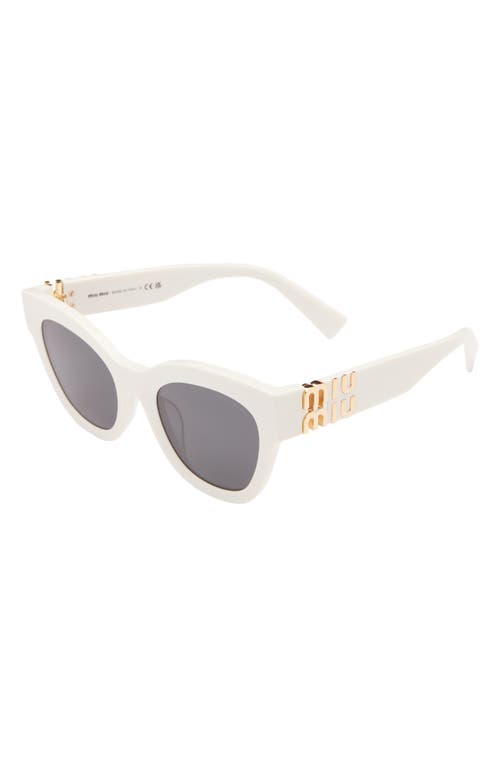 Miu Miu 51mm Square Sunglasses In Black