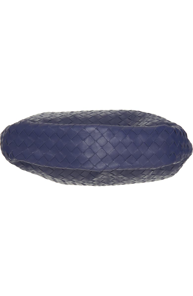 Bottega Veneta Small Hop Intrecciato Leather Hobo Bag, Alternate, color, 4527 Duke-M Brass