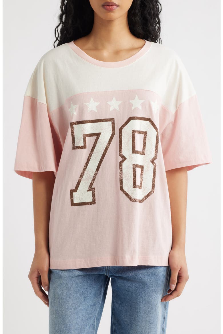78 Stars Graphic T-Shirt, Main, color, LOTUS