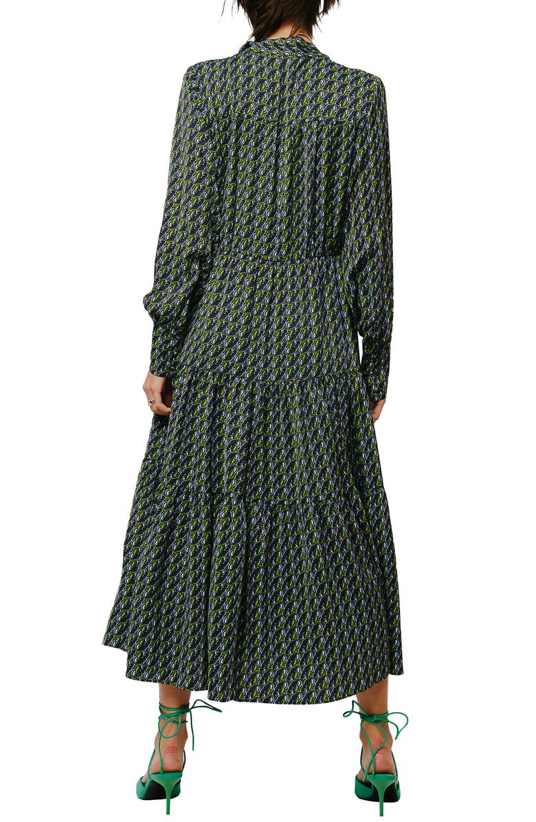 CIEBON Zamara Long Sleeve Midi Dress, Alternate, color, 