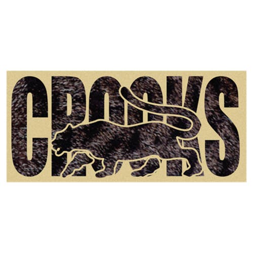 Crooks & Castles Tiger Fur Print Graphic T-shirt In White