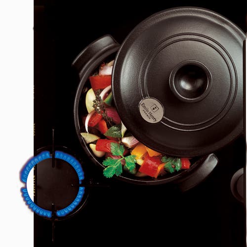 Emile Henry Flame Round Stewpot Dutch Oven, 2.6 Quart In Charcoal