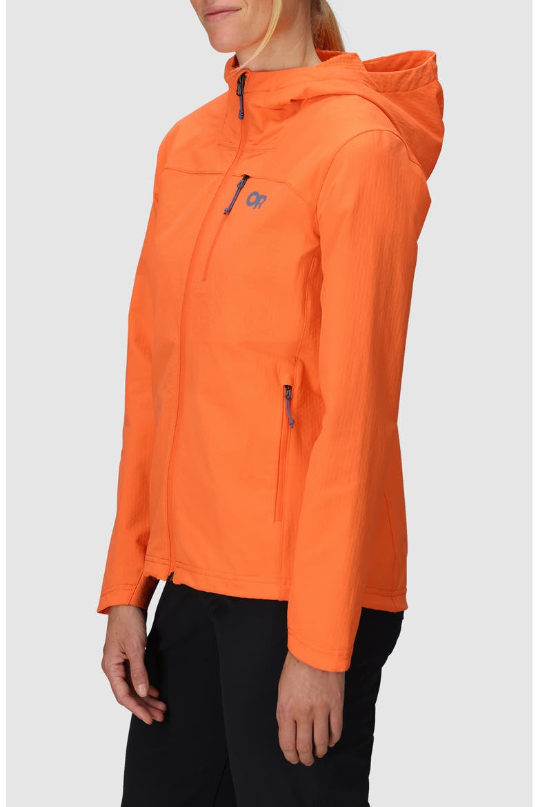 Ultima Hooded Jacket, Alternate, color, ZEST