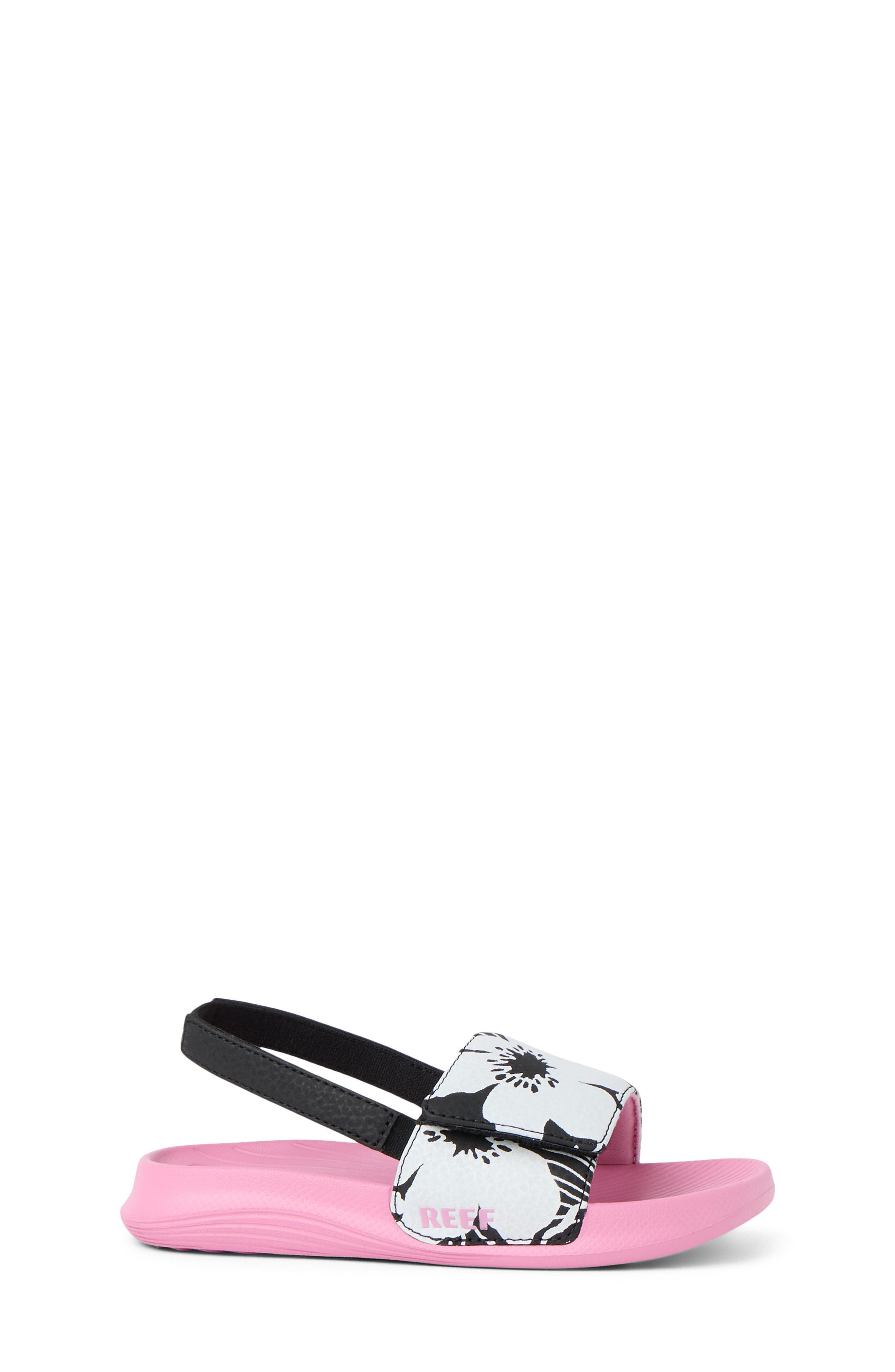 Kids' Little Salty Slingback Sandal, Alternate, color, BLACK/ PINK