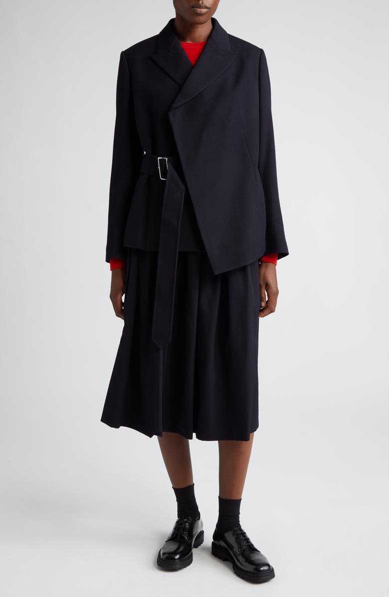 Comme des Garçons Comme des Garçons Cashmere Jersey Crewneck Sweater, Alternate, color, 