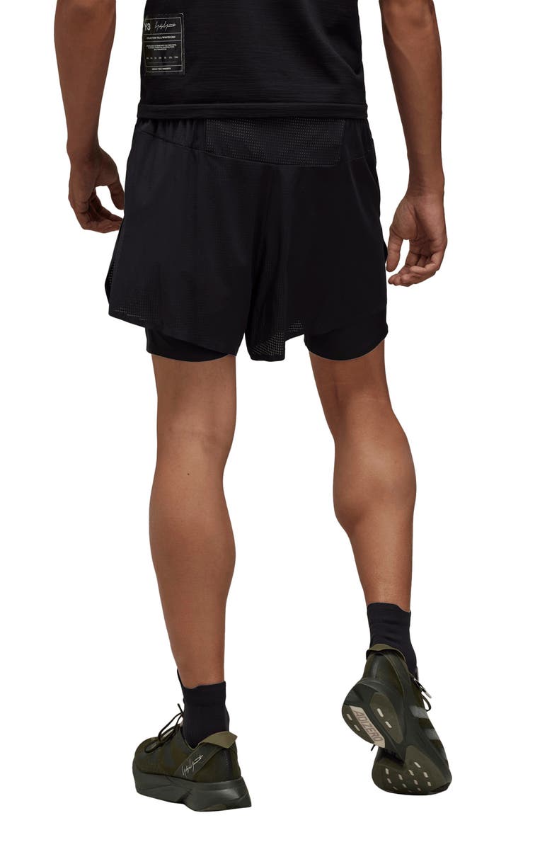 Y-3 2-in-1 Running Shorts, Alternate, color, 