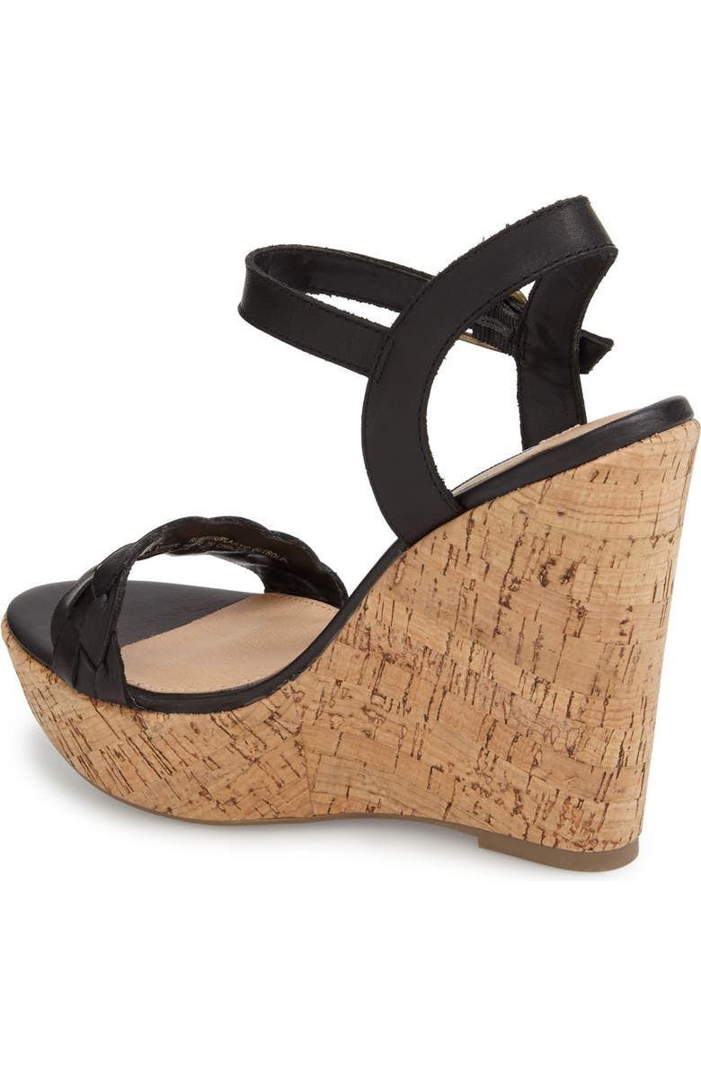 Steve Madden 'Emmey' Platform Wedge Sandal, Alternate, color,