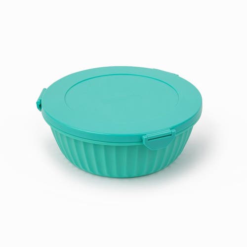 Yumbox Bento-style Salad Bowl With 3-part Divider And Dip Cup
