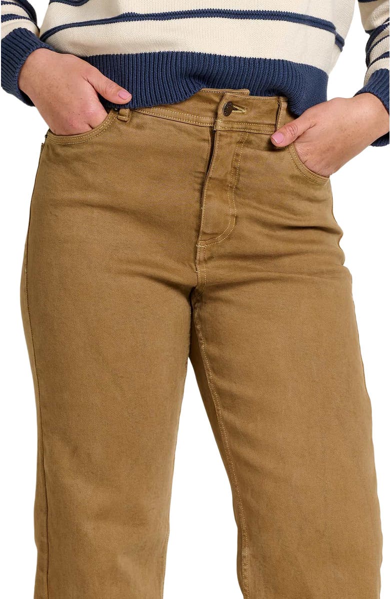 Toad & Co Women's Balsam Cutoff Jean, Alternate, color, Honey Brown