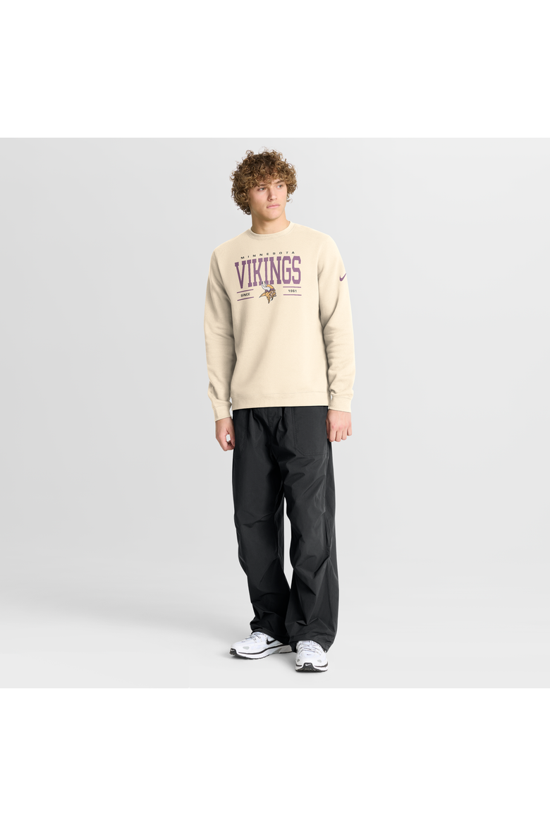 Men's Nike Natural Minnesota Vikings Always Reppin' Club Sweatshirt, Alternate, color, Natural