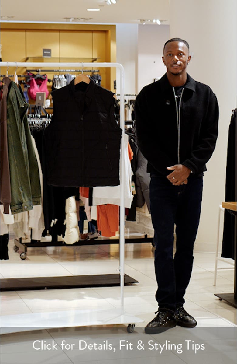 Water Repellent Quilted Down Vest, sales video thumbnail