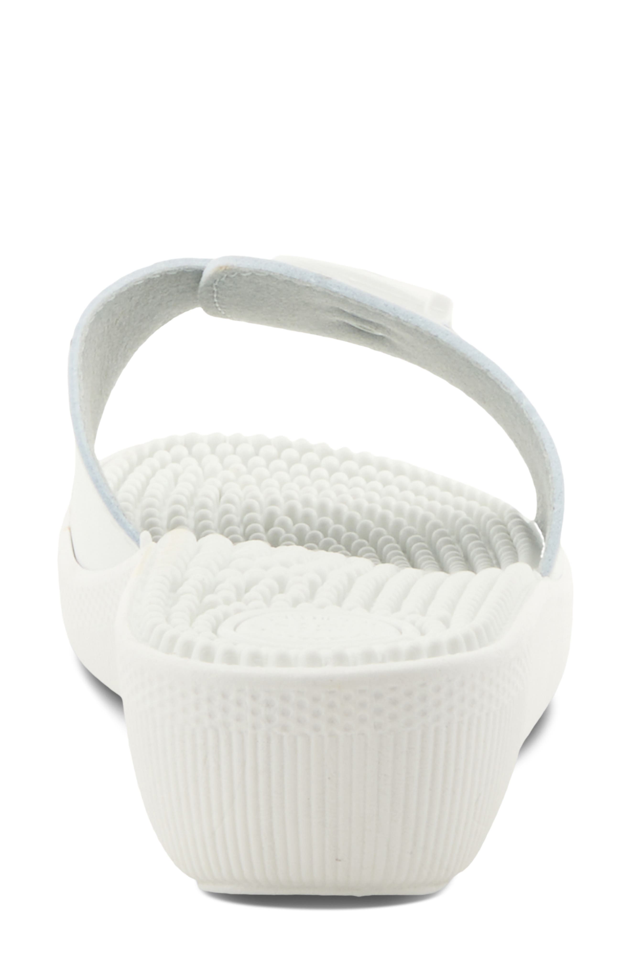 Flexus by Spring Step Sabala Slide Sandal, Alternate, color, White