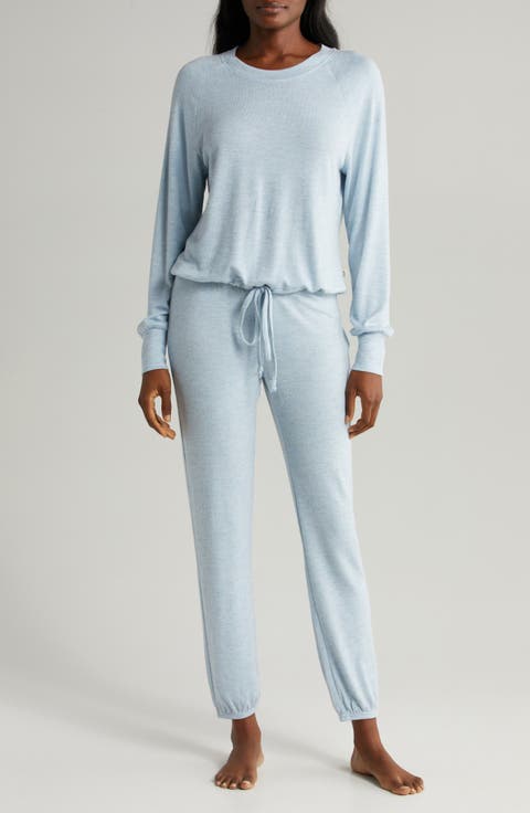 Gable Brushed Drawstring Pullover & Joggers Lounge Set