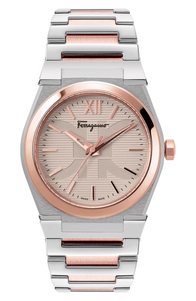 FERRAGAMO Salvatore Ferragamo Vega Bracelet Watch, 40mm, Main, color, 