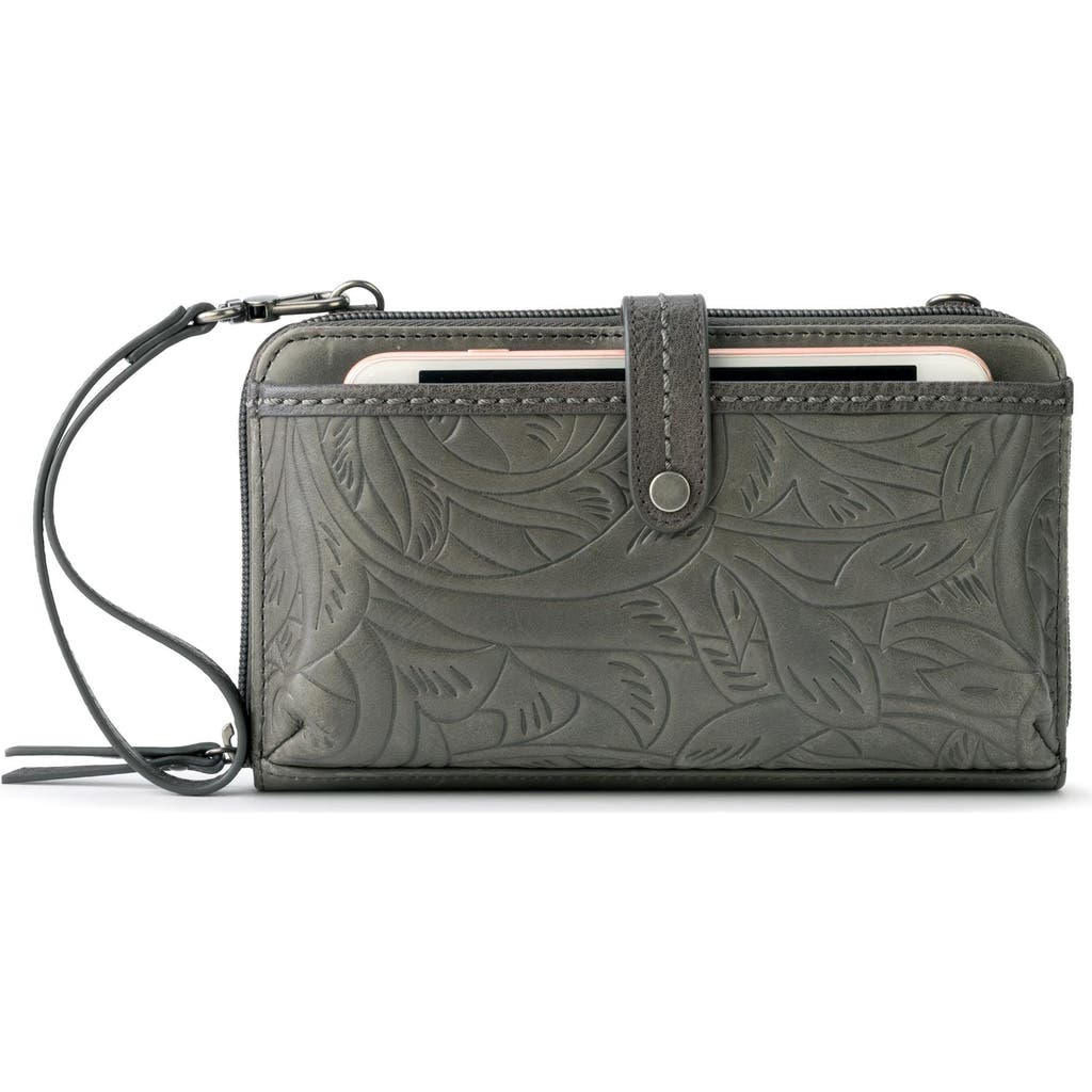 The Sak Iris Smartphone Crossbody In Slate Leaf