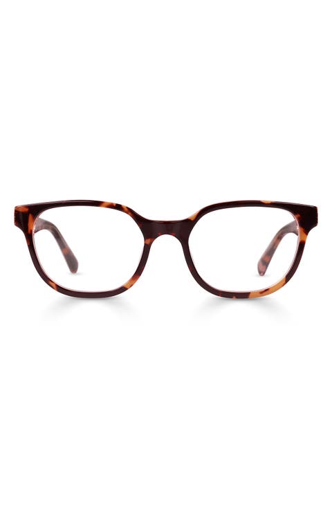 Miss Perception 52mm Cat Eye Reading Glasses (Wide)