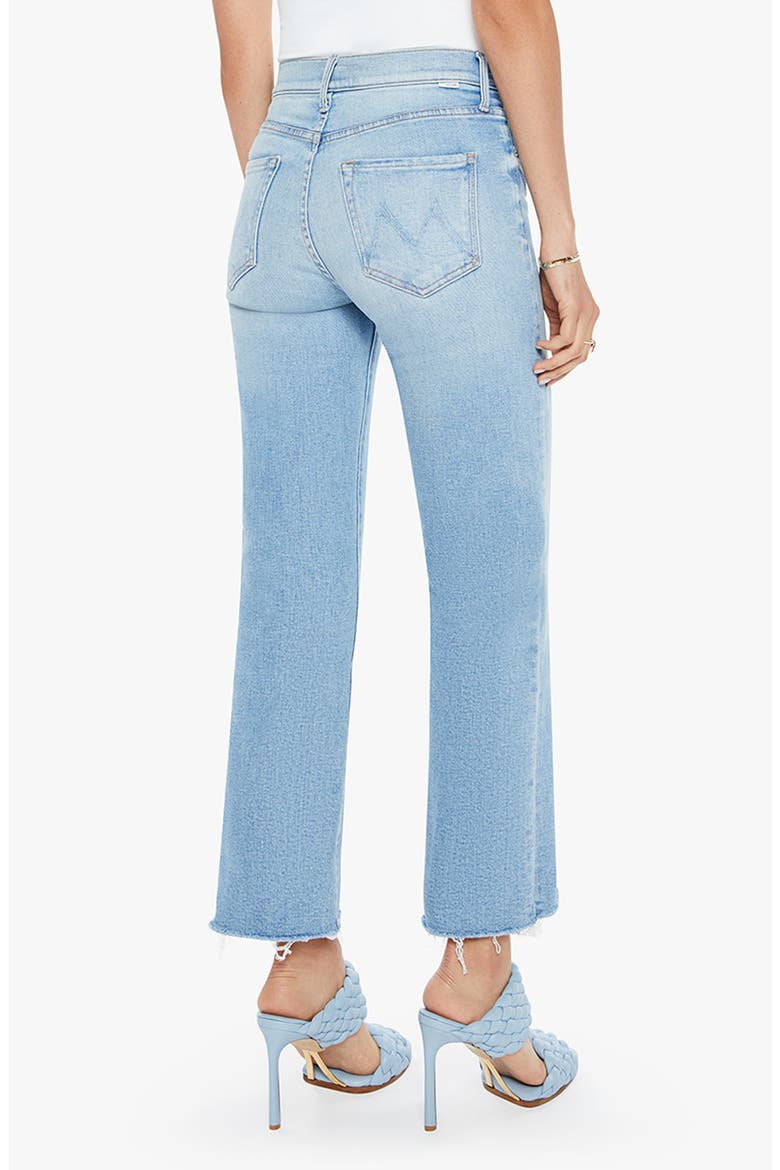 The Kick It High Waist Fray Hem Ankle Straight Leg Jeans, Alternate, color, CAN YOU DIG IT