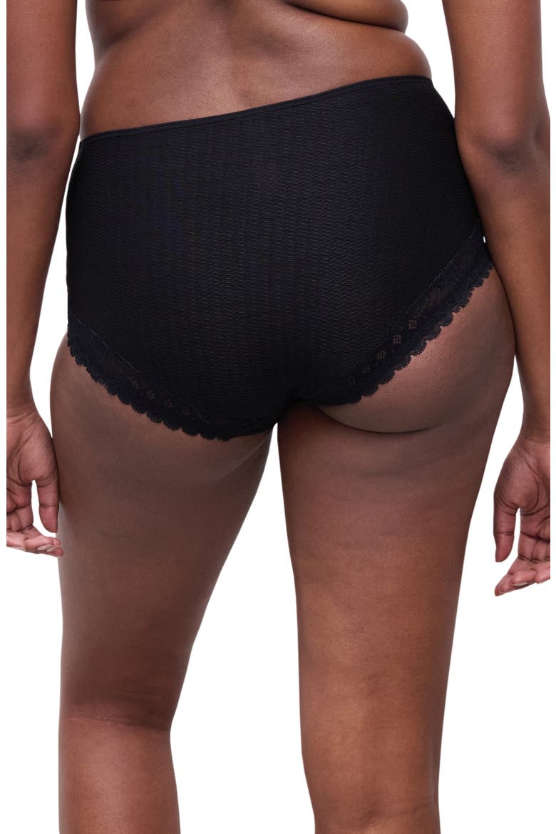 Sublime High Waist Support Briefs, Alternate, color, BLACK
