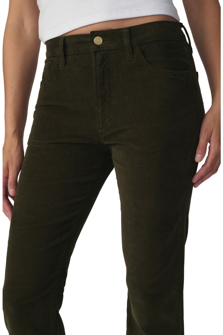 Inez Mid Rise Bootcut Corduroy Jeans, Alternate, color, OLIVE