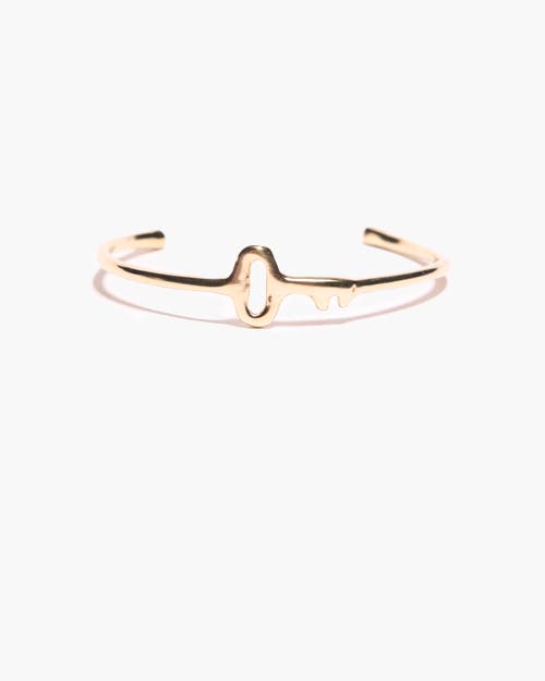 Odette New York Key Cuff In Brass