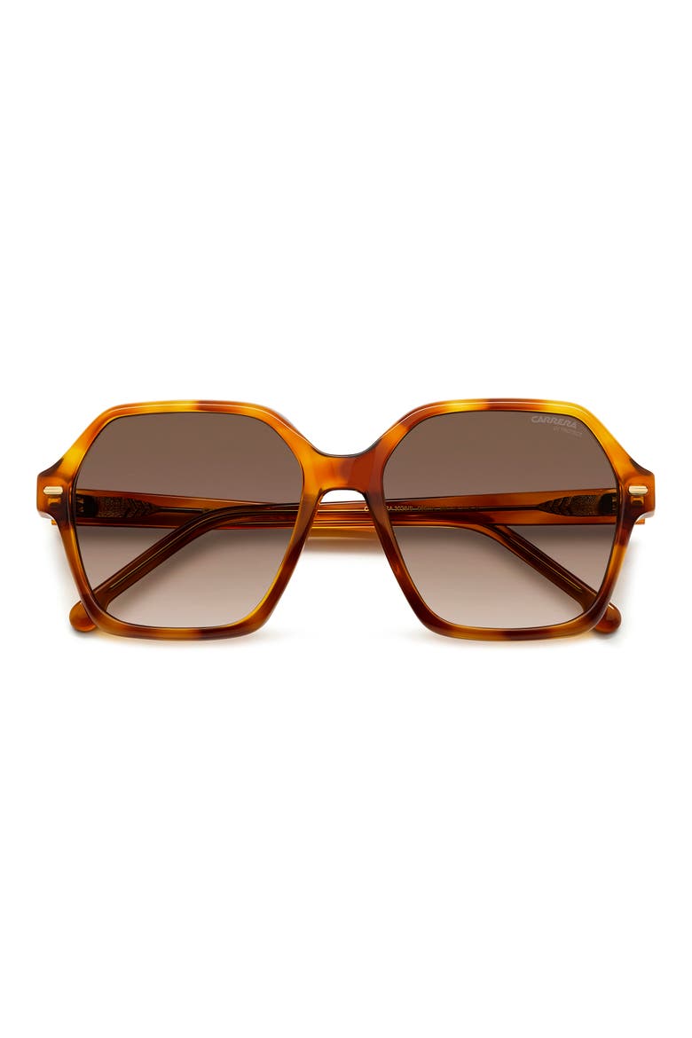 Carrera 3026/S 56mm Gradient Square Sunglasses, Alternate, color, HAVANA