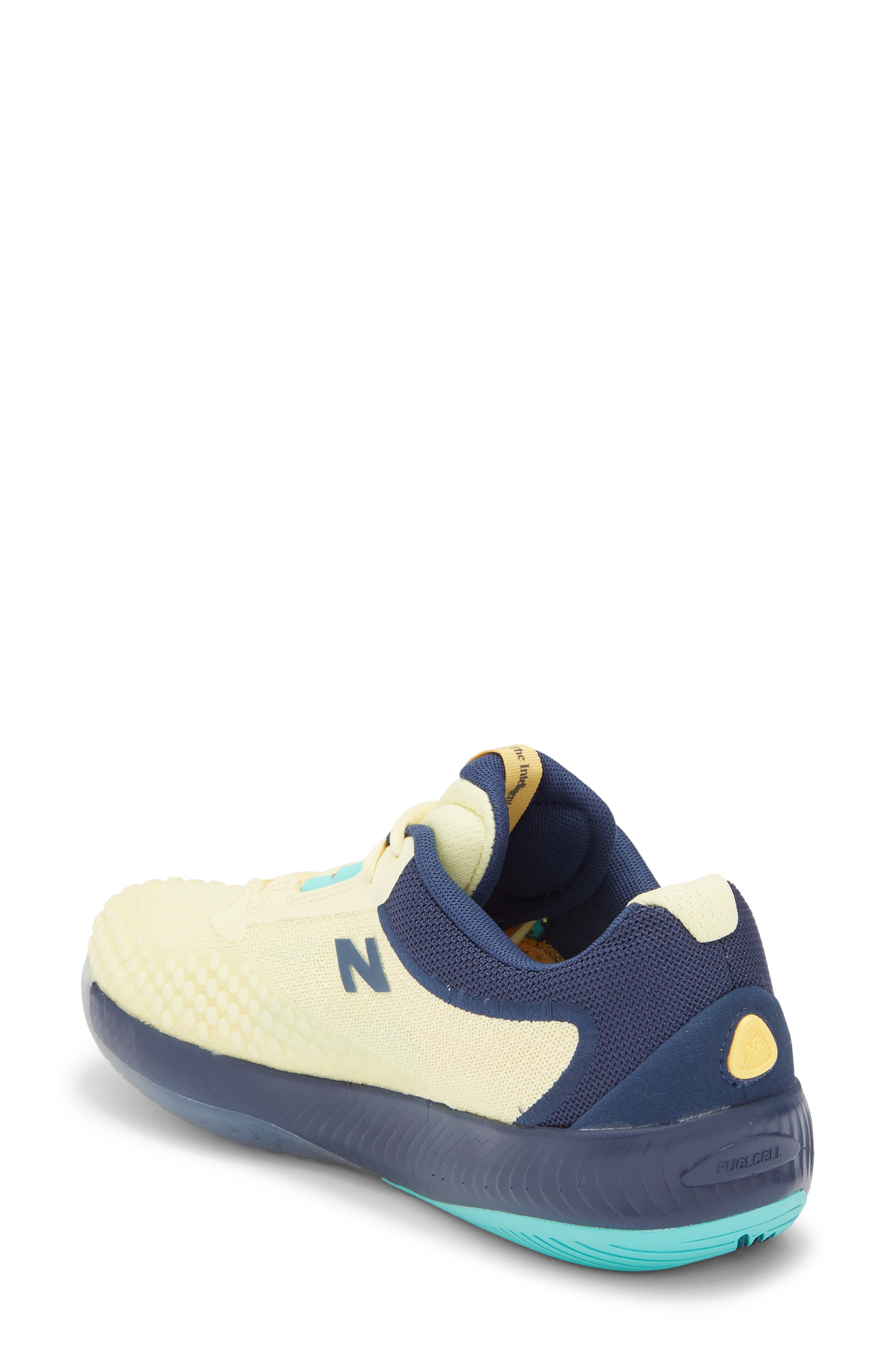 996 Tennis Sneaker - Multiple Widths Available, Alternate, color, PARCHMENT/ NAVY