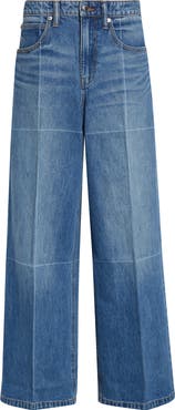 Alexander Wang Faded Lines Straight Leg Jeans