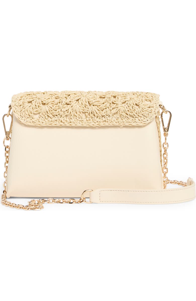 Olga Berg Millie Raffia Shoulder Bag, Alternate, color,