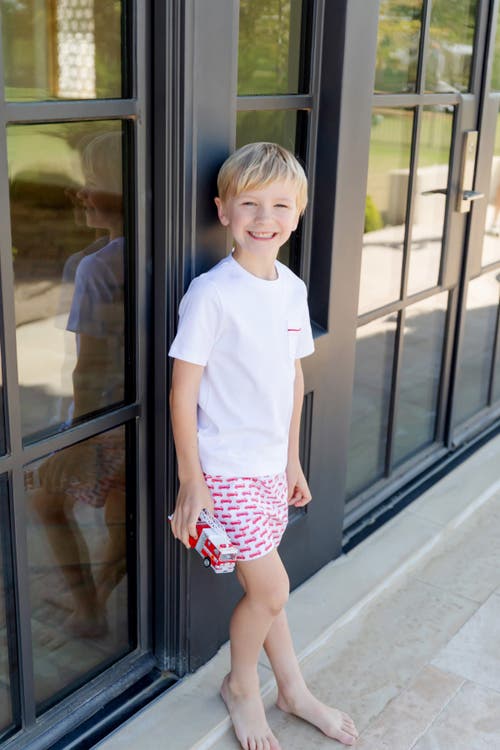 Lila And Hayes Hudson Boys' Short Set In Multi